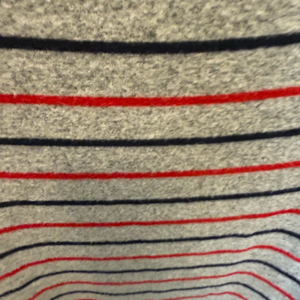 Botanique Stripe Soft Top Shirt LS M Oversized - Picture 4 of 8